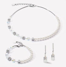 Load image into Gallery viewer, GeoCUBE® Precious Fusion Pearls necklace white