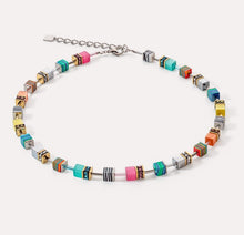 Load image into Gallery viewer, GeoCUBE® Candy necklace multicolour spring