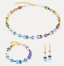 Load image into Gallery viewer, GeoCUBE® Iconic Drop Earrings Multicolor Joy Gold