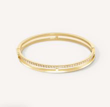 Load image into Gallery viewer, Eternal Unity Bangle gold-crystal
