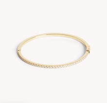 Load image into Gallery viewer, Eternal Love bangle gold-crystal
