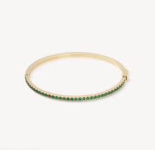 Load image into Gallery viewer, Eternal Love bangle gold-green