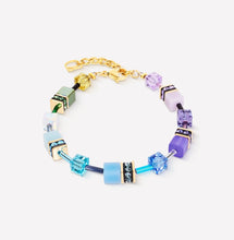 Load image into Gallery viewer, GeoCUBE® Iconic Bracelet Multicolor Boho Gold