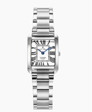 Load image into Gallery viewer, Emily 22x19mm Two-hands Silver-tone White dial stainless Steel Swiss Watch