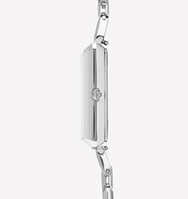 Load image into Gallery viewer, Iconic Cube Statement Watch Viva Magenta silver