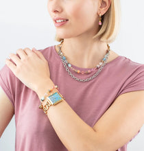 Load image into Gallery viewer, Watch Iconic Cube Ocean Vibes Statement Gold