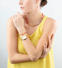 Load image into Gallery viewer, Watch Iconic Cube Spikes Statement Gold