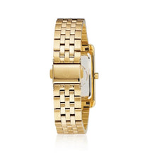 Load image into Gallery viewer, MARTINA - GOLD PLATED STAINLESS STEEL WITH MOTHER OF PEARL DIAL AND WHITE ZIRCONIA