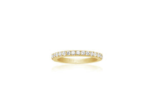Sif Jakobs Ring Corte Uno 18K Gold Plated With White Cubic Zirconia