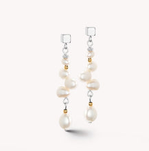 Load image into Gallery viewer, Dancing Freshwater Pearls Earrings Bicolor