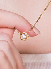 Load image into Gallery viewer, Radley Vintage Gold Stone set Pendant.
