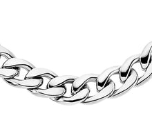 Load image into Gallery viewer, Lotus Style Man's Flat Curb Stainless Steel Necklace
