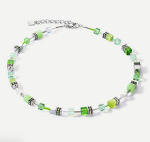 Load image into Gallery viewer, GeoCUBE® Iconic Joyful Colours necklace green