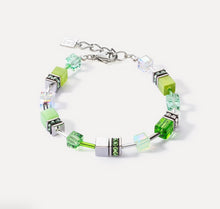 Load image into Gallery viewer, GeoCUBE® Iconic Joyful Colours bracelet green