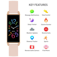 Load image into Gallery viewer, Reflex Active Series 2 Smart Watch with Colour Touch Screen and Pink Strap