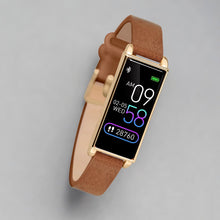 Load image into Gallery viewer, Reflex Active Series 2 Smart Watch with Colour Touch Screen and Brown Strap