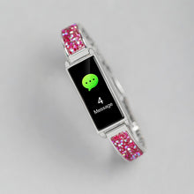 Load image into Gallery viewer, Reflex Active Series 2 Smart Watch with Colour Touch Screen and Pink Glitter Strap