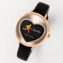 Load image into Gallery viewer, Series 03 Rose Gold Dial Features a Sophisticated Black Heart