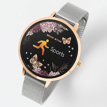 Load image into Gallery viewer, Series 03 Midnight Garden Themed Dial and SS Mesh Bracelet.
