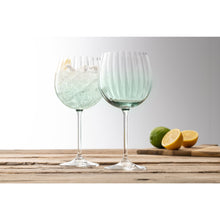 Load image into Gallery viewer, Erne Gin and Tonic Glass Pair Aqua