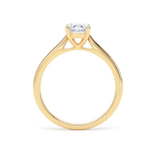 Load image into Gallery viewer, 9ct Yellow Gold Solitaire set With Oval Lab Grown Diamond
