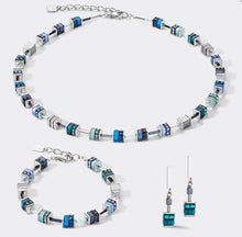 Load image into Gallery viewer, Sparkling Classic Update blue earrings
