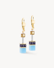 Load image into Gallery viewer, GeoCUBE® Iconic Drop Earrings Multicolor Joy Gold
