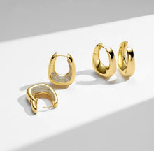 Load image into Gallery viewer, Borsa Piccolo Gold Plated Earrings
