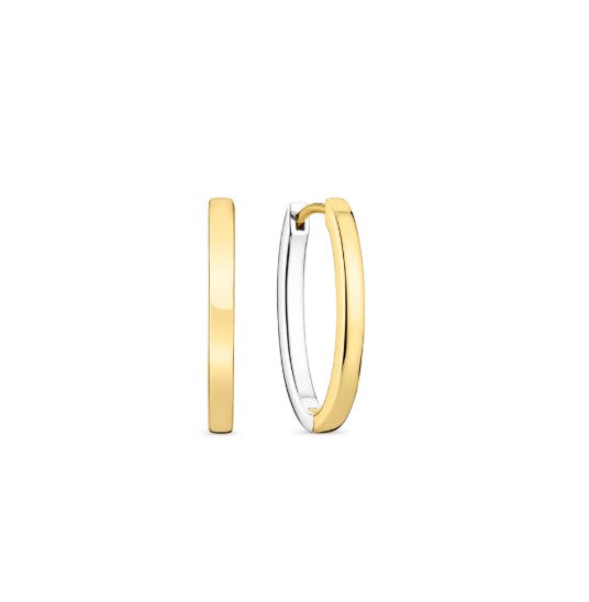 Ellisse Pianura Piccolo 2Tone Earrings