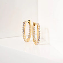 Load image into Gallery viewer, Ellisse Piccolo Gold Plated Earrings

