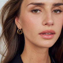 Load image into Gallery viewer, Spirale Pianura 18ct Gold Plated Earrings
