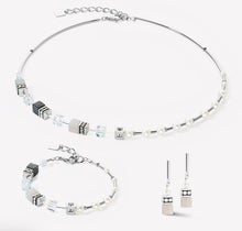 Load image into Gallery viewer, GeoCUBE® Fusion Precious Pearl Mix silver-grey Necklace
