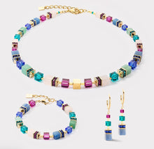 Load image into Gallery viewer, GeoCUBE® Precious Statement necklace gold-multicolour
