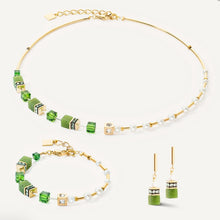 Load image into Gallery viewer, GeoCUBE® Fusion Precious Pearl Mix gold-green Bracelet
