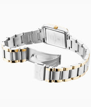 Load image into Gallery viewer, Emily 22x19mm Two-hands Two-tone White dial Stainless steel swiss watch
