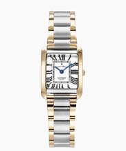 Load image into Gallery viewer, Emily 22x19mm Two-hands Two-tone White dial Stainless steel swiss watch
