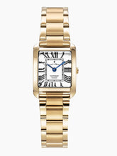 Load image into Gallery viewer, Emily 22x19mm Two-hands Gold-tone White dial Stainless steel swiss watch
