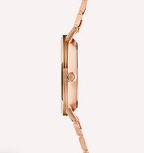 Load image into Gallery viewer, Watch Iconic Square Mother-of-Pearl Rose Gold Bracelet Leather Romantic Pink
