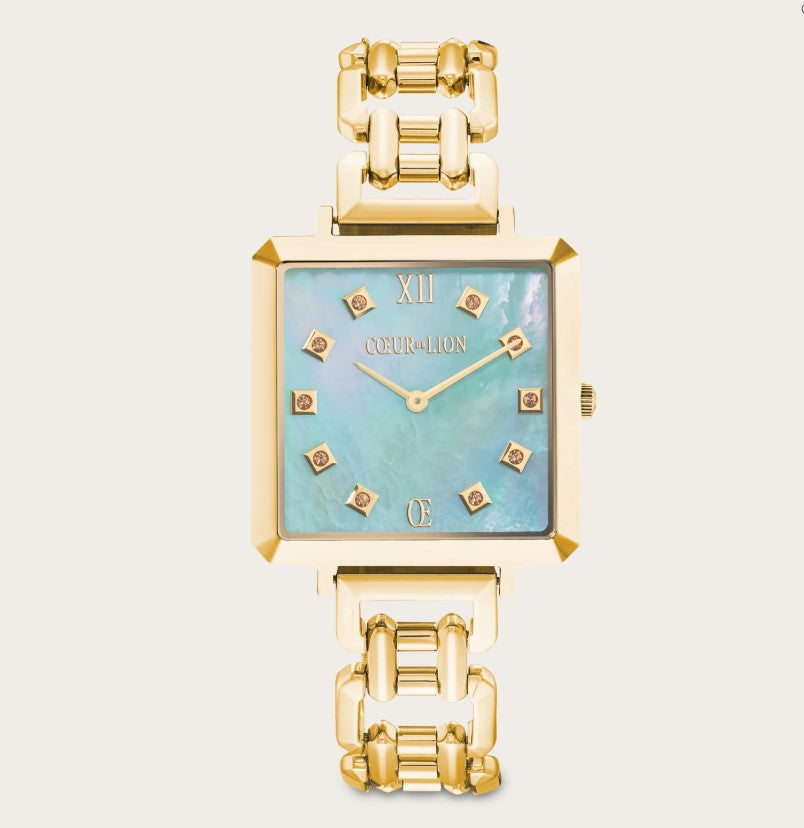 Watch Iconic Cube Ocean Vibes Statement Gold