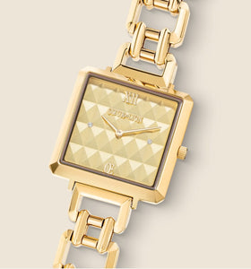 Watch Iconic Cube Spikes Statement Gold