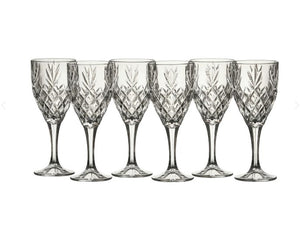 RENMORE GOBLET GLASS SET OF 6