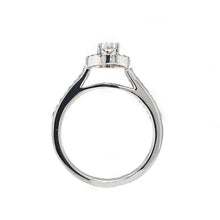 Load image into Gallery viewer, 18ct White Gold Oval Diamond Claw Set Ring
