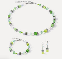 Load image into Gallery viewer, GeoCUBE® Iconic Joyful Colours earrings green
