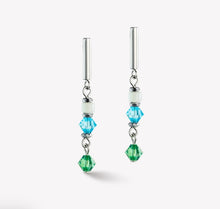 Load image into Gallery viewer, Princess Shape Mix earrings mint green
