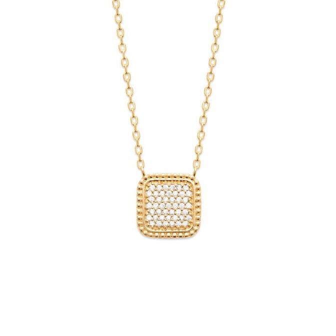 18K gold plated necklace time to shine.