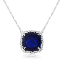 Load image into Gallery viewer, Waterford Crystal Sapphire Necklace.
