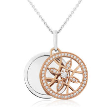 Load image into Gallery viewer, Waterford Crystal Rose Gold Necklace.
