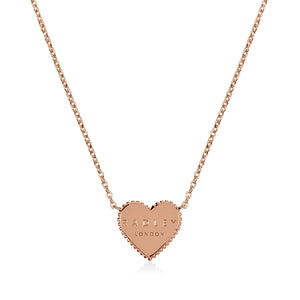 Radley Rose Gold Heart Necklace.
