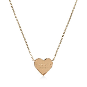 Radley Gold Heart Necklace.