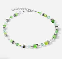 Load image into Gallery viewer, GeoCUBE® Iconic Joyful Colours necklace green
